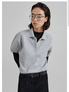The Frankie Shop Arda Crop Polo
